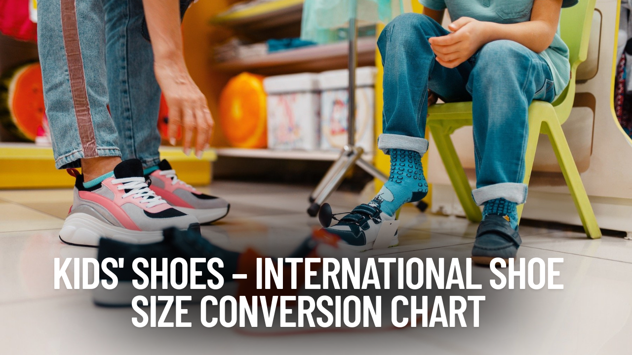 Kids' Shoes International Shoe Size Conversion Chart SPORTYPPL