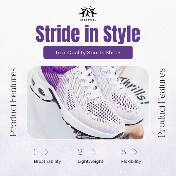 Breathable Women's Running Shoes - Lightweight Lace-Up Mesh Sneakers with Air Cushion for Summer