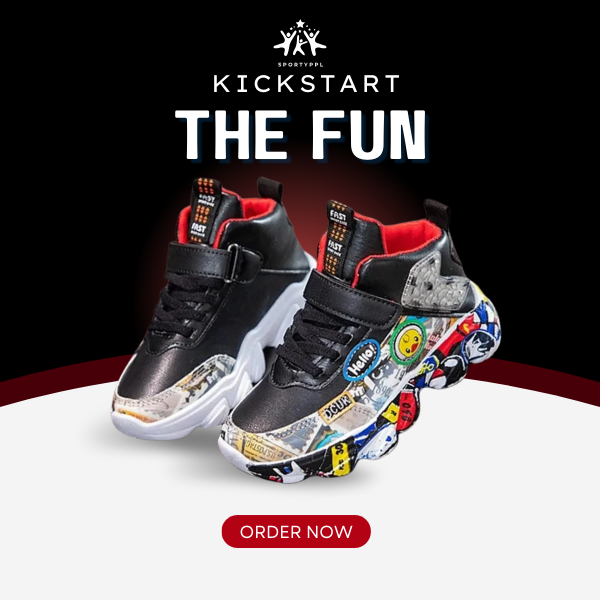 Children's Cartoon Graffiti Sports Sneakers - Sizes 26-36 for Boys and Girls