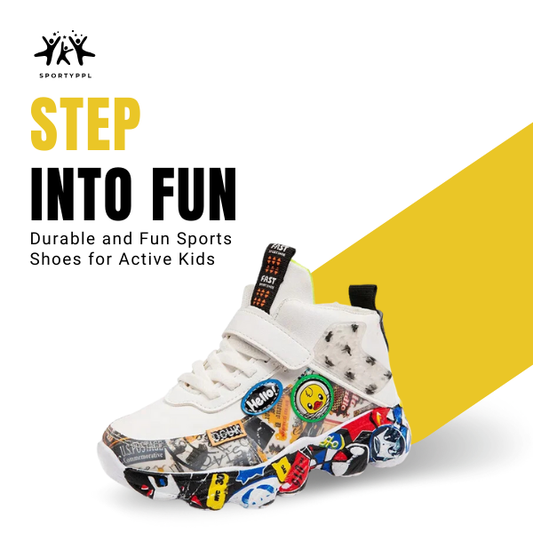 Children's Cartoon Graffiti Sports Sneakers - Sizes 26-36 for Boys and Girls