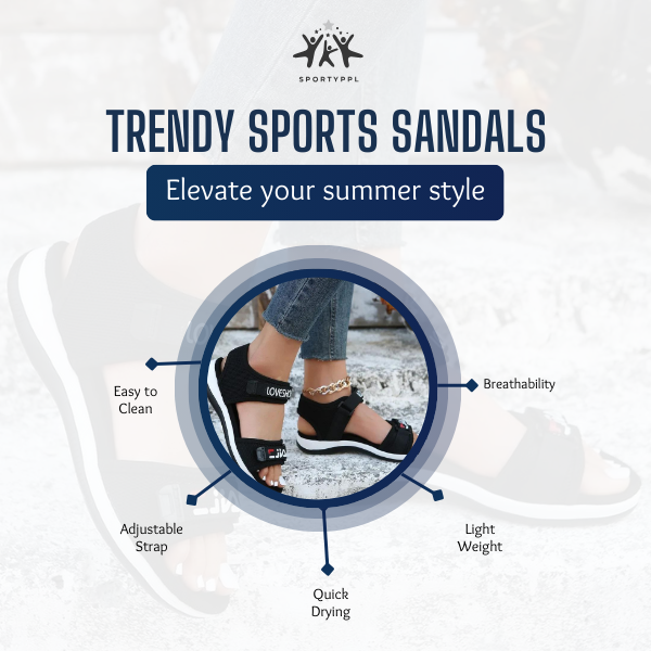 Women's Sports Sandals - Summer Open Toe Platform Beach Shoes, Athleisure Sandals