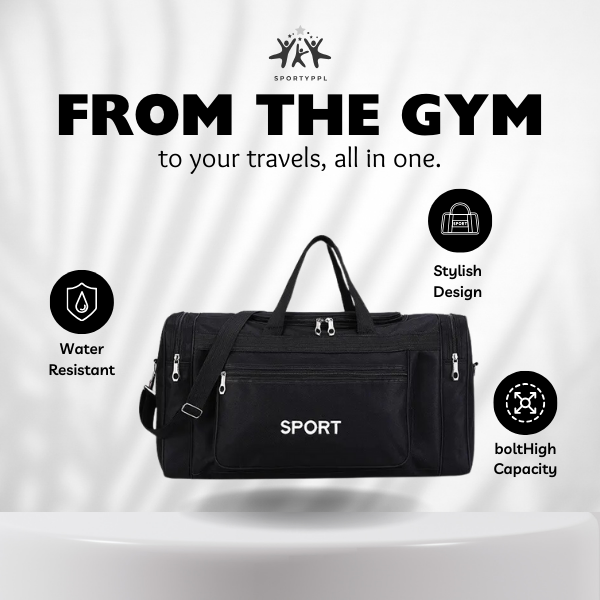 YIXIAO Large Capacity Sports Fitness Bag | Multifunction Yoga Gym Travel Training Shoulder Messenger Bag