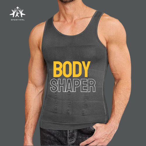 Men's Slimming Body Shaper Vest - Tummy Control Compression Tank Top