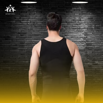 Men's Slimming Body Shaper Vest - Tummy Control Compression Tank Top