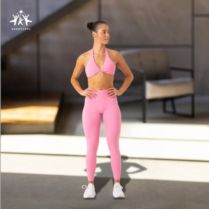 Women's High Waist Scrunch Butt Yoga Tops | Fitness & Running Sports Bras